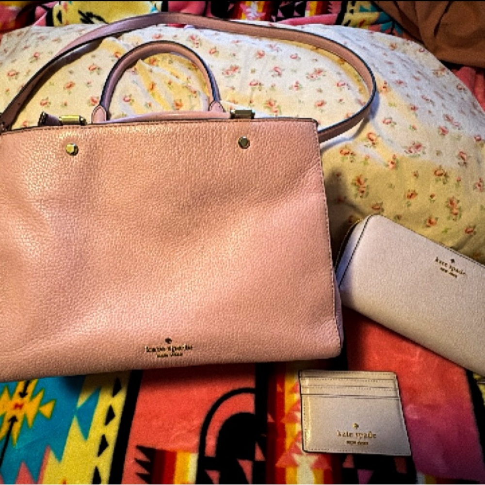Kate Spade Pink Satchel Bag